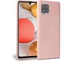 Dėklas CASE TECH-PROTECT ICON SAMSUNG GALAXY A42 5G Rožinis