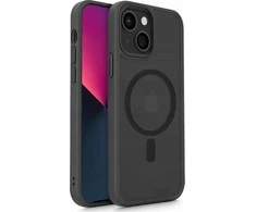 Tech-Protect MagMat MagSafe Apple iPhone 13 – matte dėklas telefonui juodos spalvos