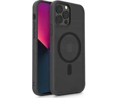 Tech-Protect MagMat MagSafe Apple iPhone 13 Pro Max – matte dėklas telefonui juodos spalvos