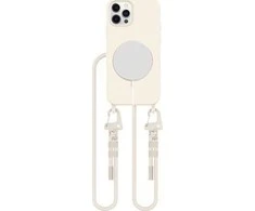 Tech-Protect MAGNECKLACE MagSafe Apple iPhone 12 / 12 Pro dėklas telefonui smėlio spalvos