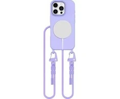 Tech-Protect MagNecklace MagSafe with Lanyard Apple iPhone 16 Pro – dėklas telefonui violetinės spalvos