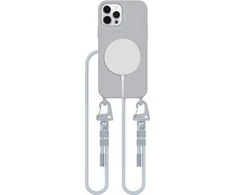 TECH-PROTECT MAGNECKLACE MagSafe Apple iPhone 12 / 12 Pro dėklas telefonui pilkos spalvos