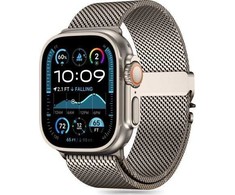Tech-Protect Milano Apple Watch 6 / 7 / 8 / 9 / 10 / SE / Ultra 1 / 2 (44 / 45 / 46 / 49 mm) titano