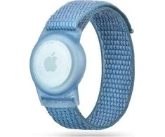Apyrankė Apple AirTag Tech-Protect Nylon For Kids mėlynos spalvos