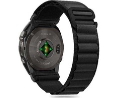 Tech-Protect nylon Pro Garmin Fenix 5 / 6 / 6 Pro / 7 / 8 (47 mm) / E juodos spalvos