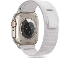 Tech-Protect nylon Stripe Apple Watch 6 / 7 / 8 / 9 / 10 / SE / Ultra 1 / 2 (44 / 45 / 46 / 49 mm) pilkos spalvos