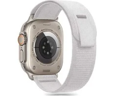 Tech-Protect nylon Stripe Apple Watch 6 / 7 / 8 / 9 / 10 / SE / Ultra 1 / 2 (44 / 45 / 46 / 49 mm) pilkos spalvos