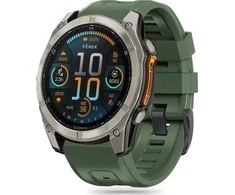 Tech-Protect silikoninė Garmin Fenix 5S / 5S Plus / 6S / 6S Pro / 7S / 8 (43 mm) armijos žalios spalvos