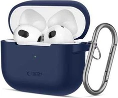 Apple AirPods 3 Tech-Protect silikoninis dėklas ausinėms mėlynos spalvos