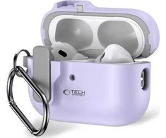 Dėklas TECH-PROTECT SLIM HOOK Apple AIRPODS PRO 1 / 2 levandų spalvos
