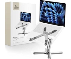 Tech-Protect ULS200 universalus stovas nešiojamiems kompiuteriams iki 16″ – sidabrinės spalvos