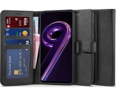 Dėklas Technologija apsaugota TECHNOLOGIJA APSAUGOTA PINIGINĖ REALME 9 PRO Juodas