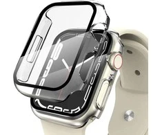Tech Protect Išmaniojo laikrodžio Apple 7 ekrano rėmelis, Sidabrinės spalvos, 45mm