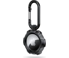 Dėklas Tech-Protect TPUCarbon Apple AirTag – juodos spalvos