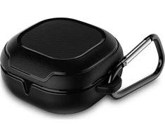 Tech-Protect Rough Carbon Samsung Galaxy Buds FE / 2 Pro / 2 / Live / Pro – dėklas ausinėms juodos spalvos