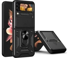 Dėklas TECH-PROTECT CAMSHIELD PRO GALAXY Z FLIP 4 Juodas