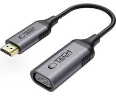 Tech-Protect UltraBoost HDMI / VGA FULL HD 60 Hz adapteris - juodas