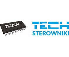 Tech Kambario valdiklis ST-280 su RS ryšiu, juodas