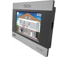 Tech Kambario valdiklis ST-280 su RS ryšiu, juodas