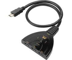 TECHLY Switch HDMI 3x1 Pigtail 4K