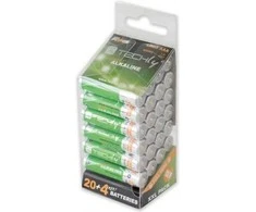 Techly High Energy Baterija AAA / R03 24 vnt.