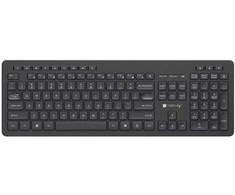 Techly Belaidė klaviatūra RF 2.4GHz USB šokolado spalvos