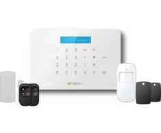 Techly GSM signalizacijos komplektas centrinis/2 jutikliai/2 nuotolinio valdymo pulteliai/2 RFID kortelės