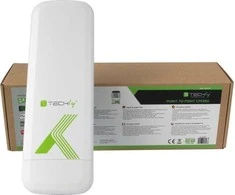 Maršrutizatorius „Techly 108439“ lauko CPE / prieigos taškas / kartotuvas 15dBi 5.8GHz 300Mbps