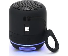 TECHLY Wireless Nešiojama kolonėlė with Speakerphone and LED Lights Juodas