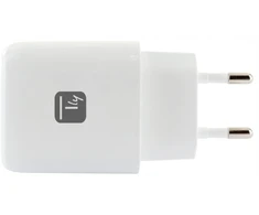 Techly Įkroviklis jungiama į tinklą GaN USB-C 20W PD3.0 PPS balta