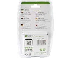 Techly IM 1600-WT-BG pelė