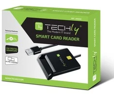 Techly Išmaniųjų kortelių USB-A kortelių skaitytuvas
