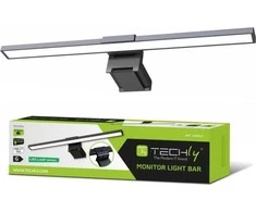Techly Jutiklinė LED lempa 5 W monitoriui Kompiuteris USB Techniškai reguliuojamas Pritemdomas