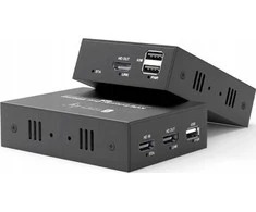 Techly IDATA HDMI-KVM4 KVM extender Transmitter &amp; receiver