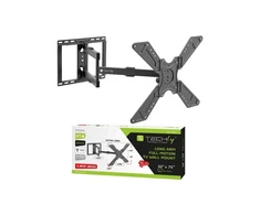 „Techly“ sieninis laikiklis televizoriui/LCD 32–75 LED/LCD iki 45 kg, pasukamas ir pakreipiamas