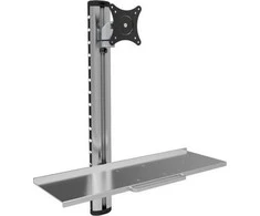 Techly ICA-PLW 01 monitoriaus laikiklis arba stovas 68,6 cm (27″) Siena Sidabras