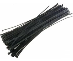 Goobay Techly 280 x 4.8mm kabelių tvirtinimo dirželis Nailonas Juoda 100 vnt