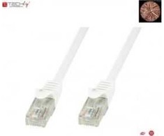 Techly Patchcord 100% Miedź Techlypro Cat.6 U/utp, 2m, Baltas