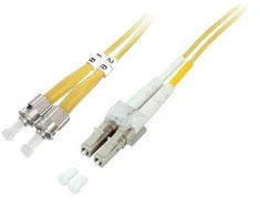 Techly Šviesolaidinis jungiamasis laidas OS2 9/125 SM ST-LC Duplex 3m