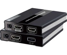Techly 104790 KVM plėstuvas HDMI+USB prie Cat6, iki 60m, 1080p 60Hz