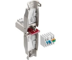 Techly 105872 Modulinis kištukas RJ45 Cat6a 10G STP be įrankių