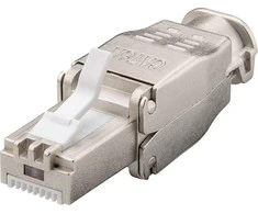 Techly 105872 Modulinis kištukas RJ45 Cat6a 10G STP be įrankių