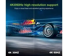 „Techly 367171“ 3 prievadų HDMI 2.0b 4K * 60Hz 3x1 jungiklis su IR šaltiniu