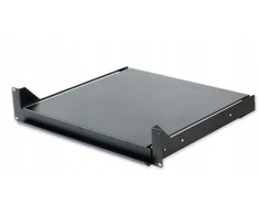 Techly Ištraukiama klaviatūros lentyna 19 colių Rack spintai 2U 400mm Juoda