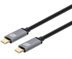 USB kabelis Techly USB-B - USB-C 1 m juodas (ICOC-MUSB322-CM-010)