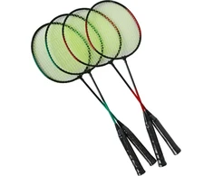 „Techman“ badmintono rinkinys 4 žmonėms + 2 šaudyklės