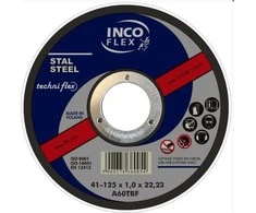 Inco Flex INCOFLEX METALŲ ŠLIFIMO DISKAS 115 x 6,0 x 22,2 mm