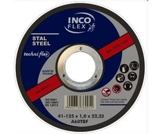 Inco Flex INCOFLEX METALŲ ŠLIFIMO DISKAS 230 x 6,0 x 22,2 mm IŠGAUTAS
