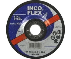 Inco Flex INCOFLEX METALŲ ŠLIFIMO DISKAS 115 x 6,0 x 22,2 mm