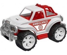 Technok Maksik Didelis plastikinis Greitosios pagalbos automobilis 35cm (3534)